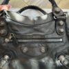 Authentic Balenciaga city bag gaint in black/grey Preowned