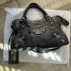 Authentic Balenciaga city bag gaint in black/grey Preowned