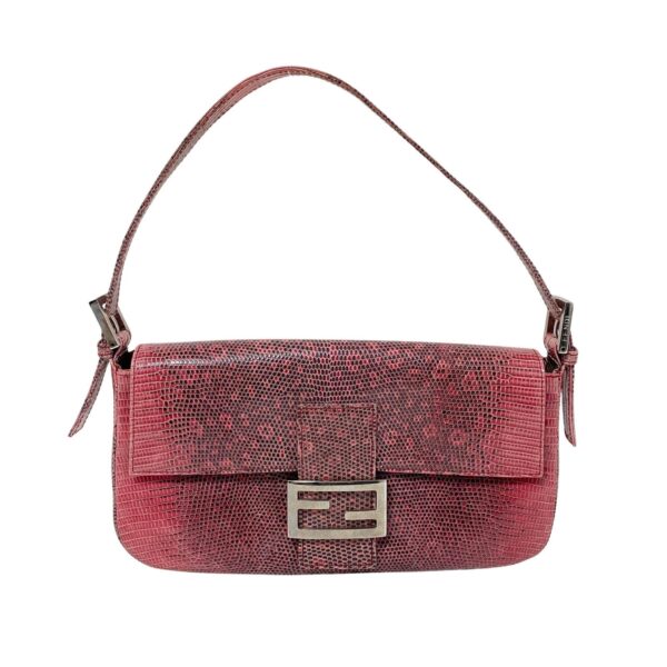 pic_310fc296-429a-4240-9665-c7d02909edef Authentic Fendi Baguette Pink Leather Shoulder Bag Pre-Owned - Luxury Pre-Owned Designer Bag