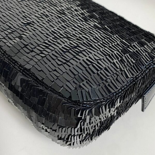 pic_5d5013a5-ff28-484c-aa46-f57513020172 Authentic Fendi Black Sequin Baguette Shoulder Bag Pre-Owned - Luxury Pre-Owned Designer Bag