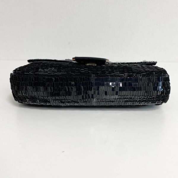 pic_a539ff4d-8b59-4dc2-89ba-1751e2e6c3ed Authentic Fendi Black Sequin Baguette Shoulder Bag Pre-Owned - Luxury Pre-Owned Designer Bag
