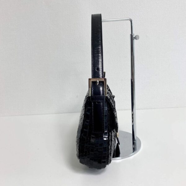 pic_f5faeef5-c098-4e13-8747-b6adbdfa8ac6 Authentic Fendi Black Sequin Baguette Shoulder Bag Pre-Owned - Luxury Pre-Owned Designer Bag