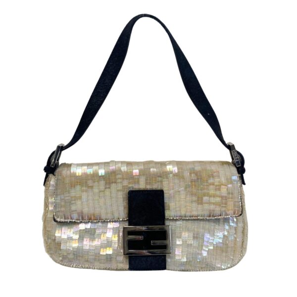 pic_fcf9fc7f-818c-4d8f-80d2-081333726bab Authentic Fendi Baguette Sparkle Sequin Shoulder Bag Pre-Owned - Luxury Pre-Owned Designer Bag